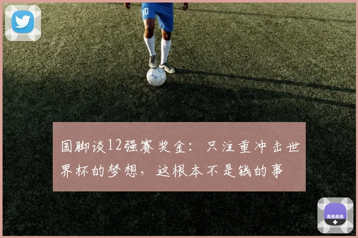 国脚谈12强赛奖金：只注重冲击世界杯的梦想，这根本不是钱的事
